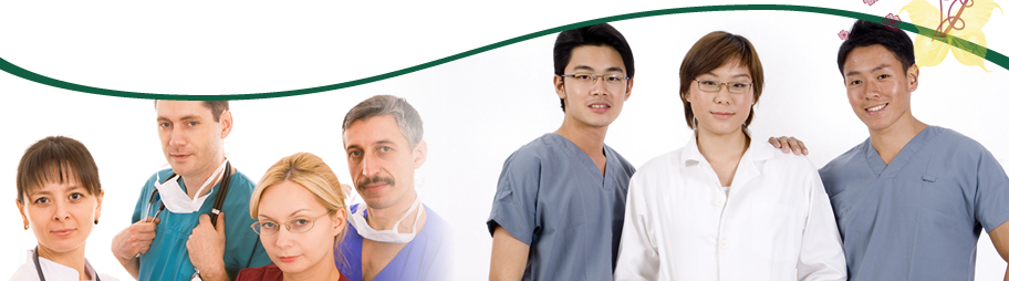 medical team posing